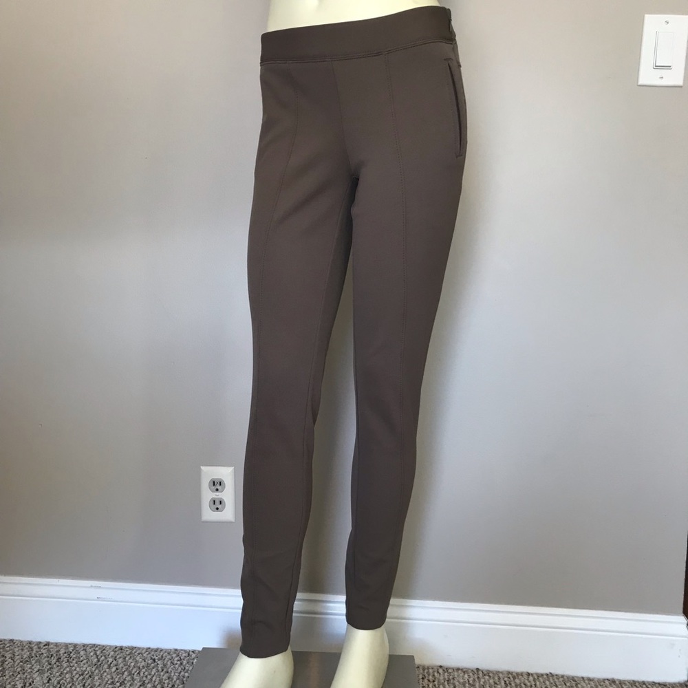 Express Brown Dress Leggings Size 4    #028